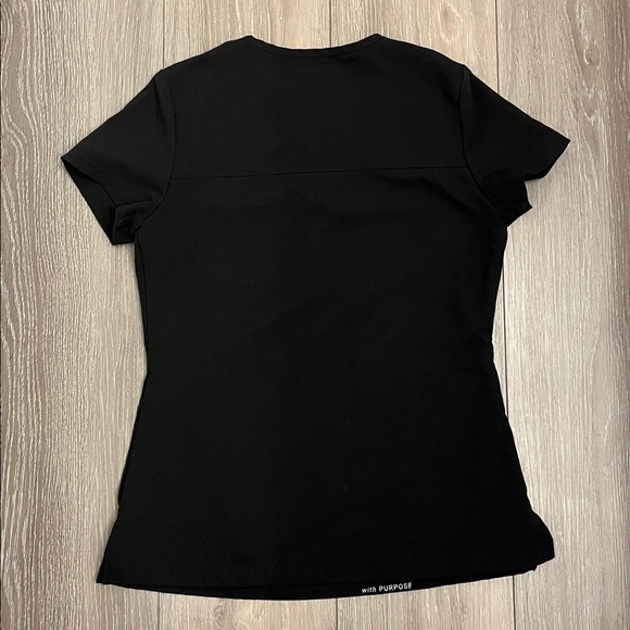 Jaanuu Women's Black Scrub Top - Picture 5 of 5